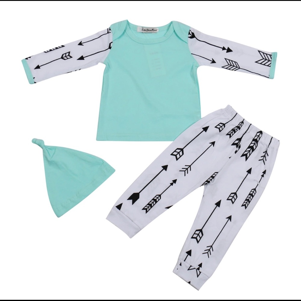 ❄️ Ice blue 3-piece set with arrows